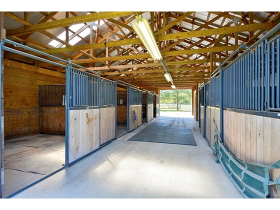 Barn interior