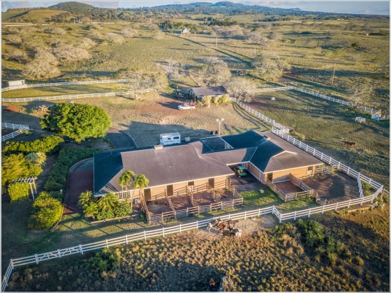 Barn complex, paddock and part of lot 6