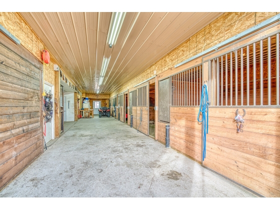 Indoor barn 