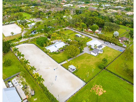 Aerial of property